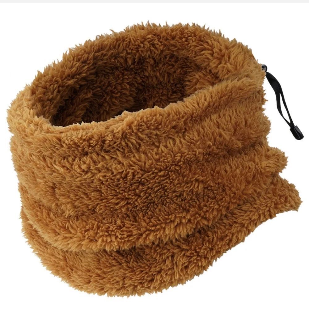 Winter Fleece Neck Warmer Gaiter Half Face Mask Men Women Windproof Ski Bandana